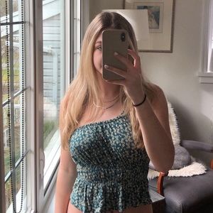 Green One-shoulder Top from Urban Outfitters